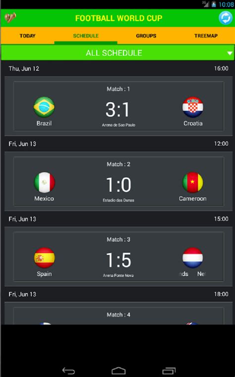 football matches today live score